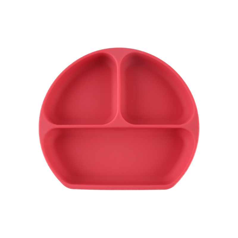 Silicone separating tray with suction cup