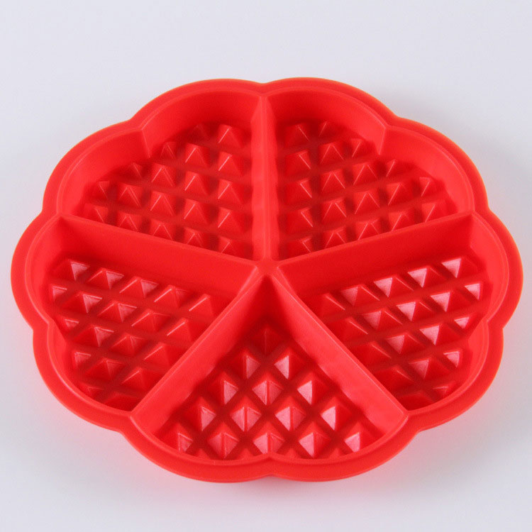 Silicone waffle cake mould